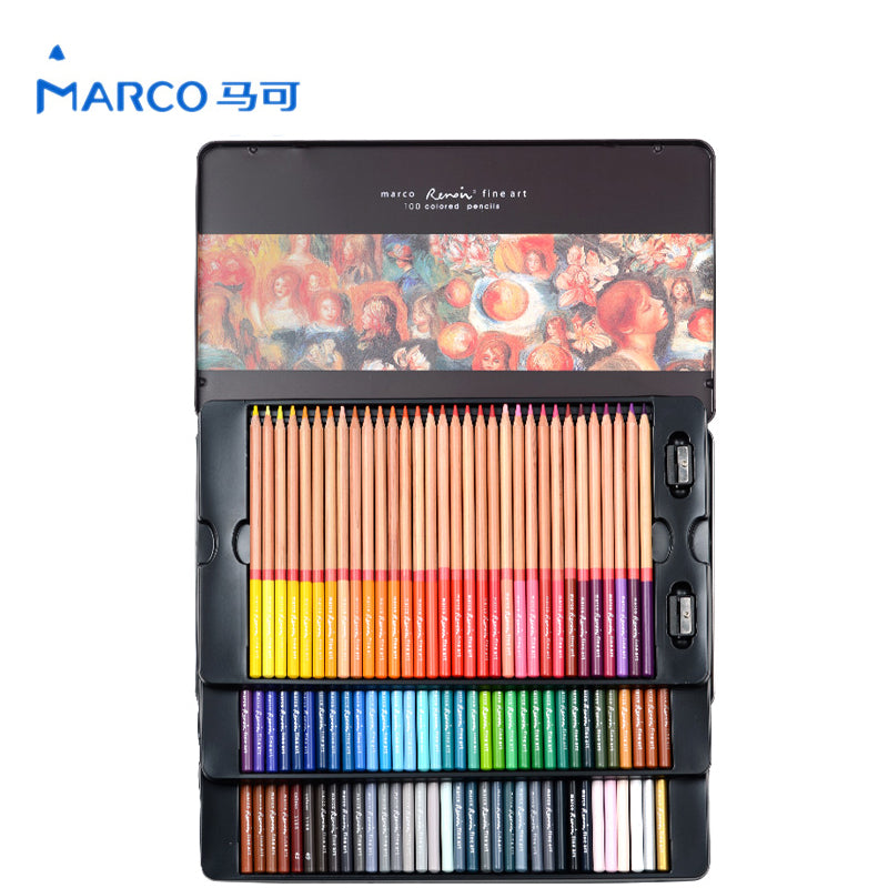 Acheter Marco 12 nouveaux crayons de couleurs Pastel à la mode et doux  crayon de couleur Non toxique crayon de couleur