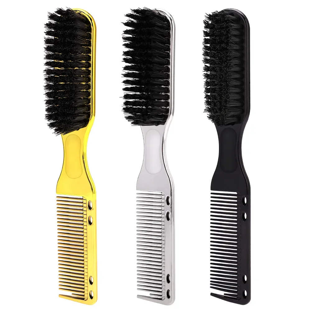 Brosse de coiffure en nylon pour cheveux et barbe