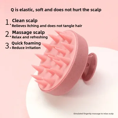 Brosse de massage du cuir chevelu en silicone – image 2