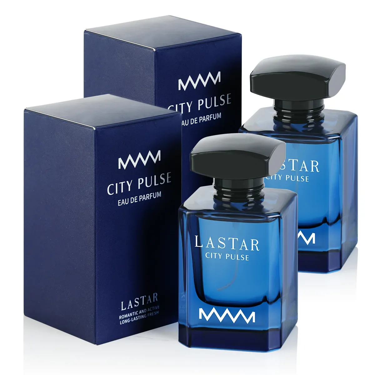 Eau de Cologne fruitée pour homme, deux flacons