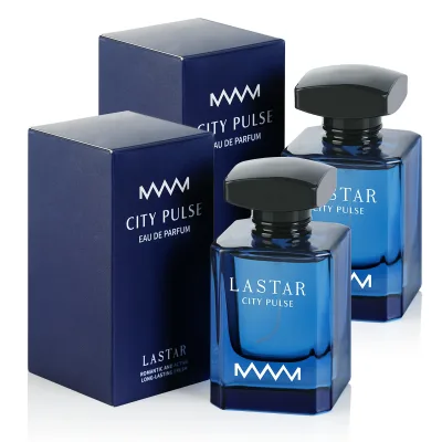 Eau de Cologne fruitée pour homme, deux flacons