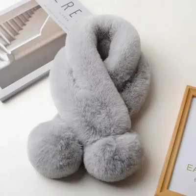 Écharpe snood femme en polyester pour l'hiver – image 2