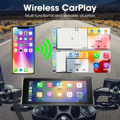 Écran GPS moto 18 cm, Bluetooth 5.0, étanche – image 2