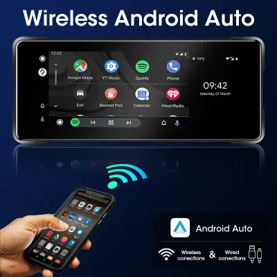 Écran GPS moto 18 cm, Bluetooth 5.0, étanche – image 3