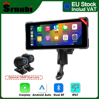 Écran GPS moto sans fil avec enregistreur, 12,5 cm