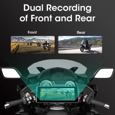 Écran tactile moto 6,86 pouces étanche avec GPS – image 3