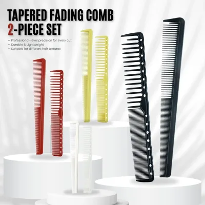 Ensemble de 2 peignes de coiffure en plastique – image 3