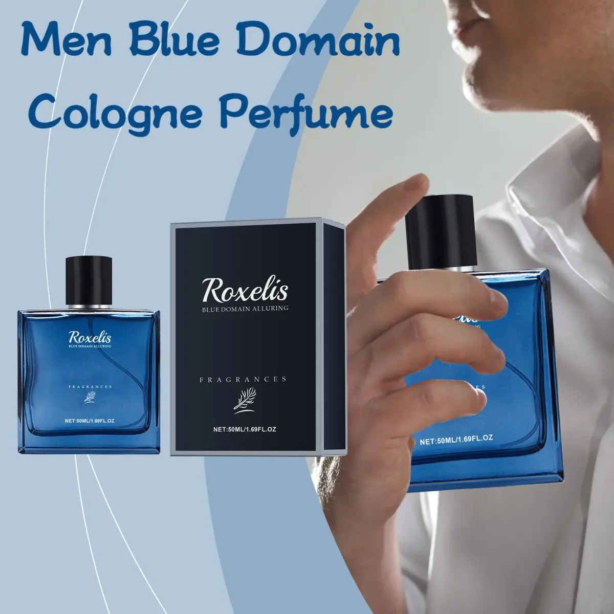 Parfum en spray pour homme, note agrumes, 50 ml
