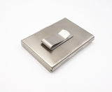 porte carte bancaire métallique  acier ou aluminium