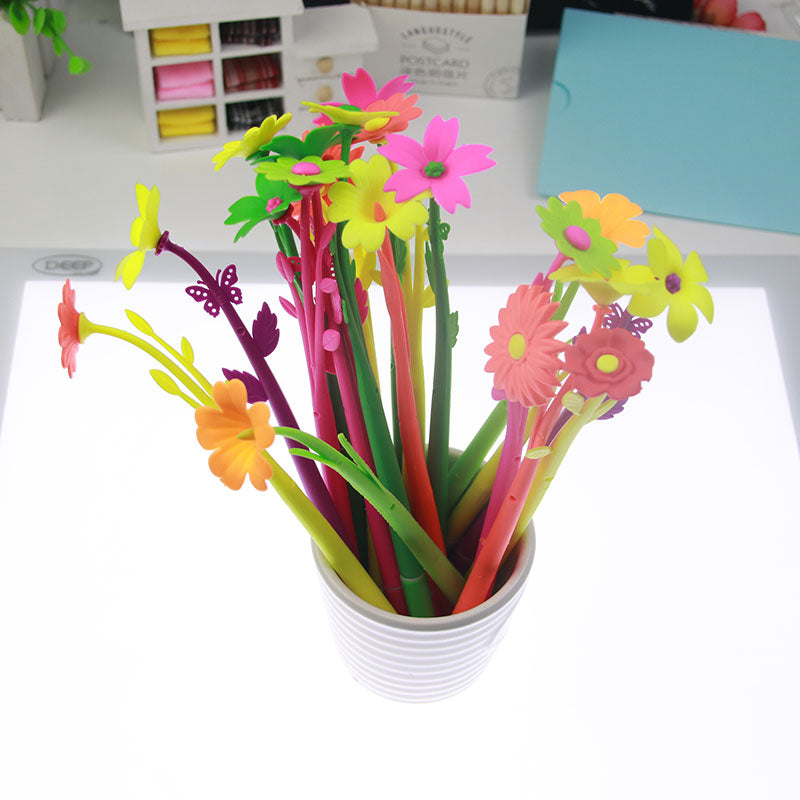 stylo fleurs multicouleurs – Beta Fourniture